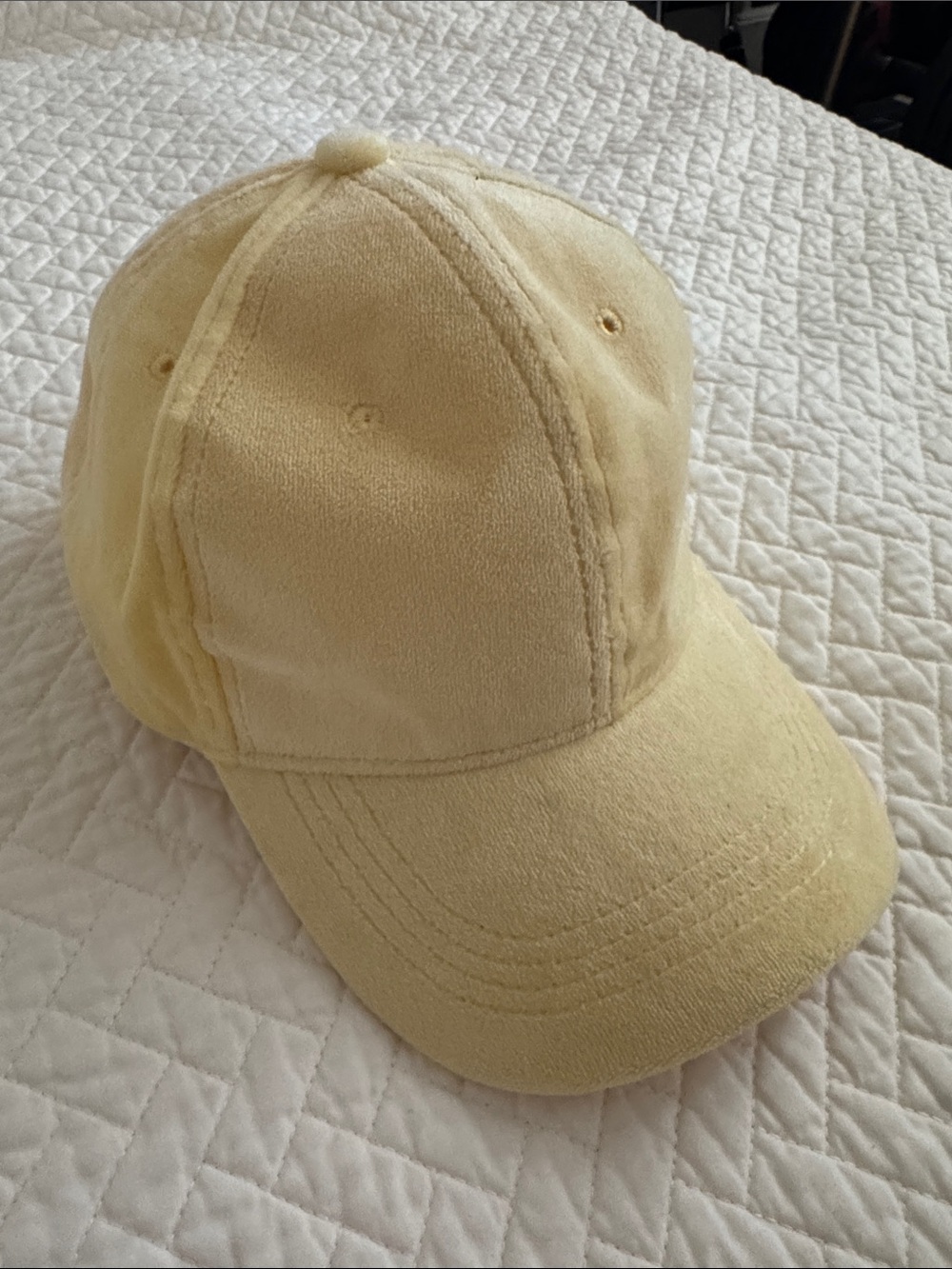 Soft Yellow Baseball Cap